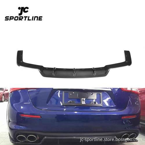 Carbon Fiber Rear Diffuser for 2018-2019 Maserati Ghibli 4 Door